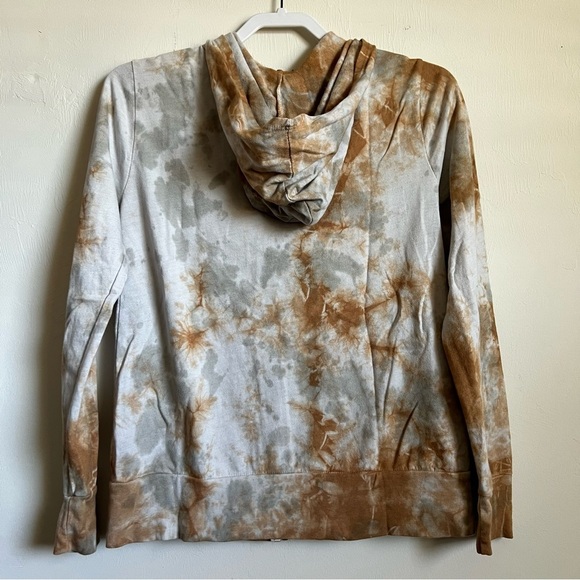 T-Party Grey and Taupe Zip-Up Long Sleeve hoodie S - Picture 3 of 8